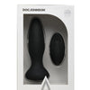A Play Thrust Experienced Rechargeable Silicone Anal Plug w/Remote - Assorted Colors