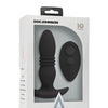 A Play Rise Rechargeable Silicone Anal Plug w/Remote - Black