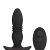 A Play Rise Rechargeable Silicone Anal Plug w/Remote - Black