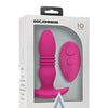 A Play Rise Rechargeable Silicone Anal Plug w/Remote - Pink