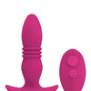 A Play Rise Rechargeable Silicone Anal Plug w/Remote - Pink