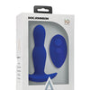 A Play Expander Rechargeable Silicone Anal Plug w/Remote - Royal Blue
