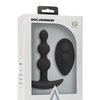 A Play Shaker Rechargeable Silicone Anal Plug w/Remote - Black