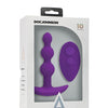 A Play Shaker Rechargeable Silicone Anal Plug w/Remote - Purple