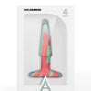 A Play 4" Groovy Silicone Anal Plug - Multicolor/Yellow