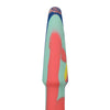 A Play 4" Groovy Silicone Anal Plug - Multicolor/Yellow