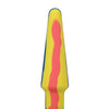 A Play 5" Groovy Silicone Anal Plug - Multicolor/Yellow