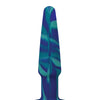 A Play 4" Groovy Silicone Anal Plug - Ocean
