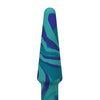 A Play 5" Groovy Silicone Anal Plug - Ocean