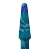 A Play 5" Groovy Silicone Anal Plug - Ocean