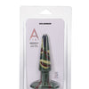 A Play 5" Groovy Silicone Anal Plug - Camouflage