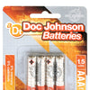 Doc Johnson Batteries - AAA 4 Pack