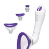 Bloom Intimate Body Automatic Vibrating Rechargeable Pump - Purple/White