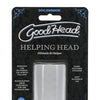 GoodHead Helping Head Ultimate BJ Helper 2" Masturbator - Clear