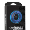 OptiMale FlexiSteel Cock Ring - 35mm Blue