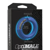 OptiMale FlexiSteel Cock Ring - 43mm Blue