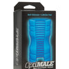 OptiMale Truskyn Silicone Stroker Ribbed - Blue