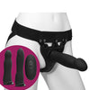 Body Extensions Be Naughty Vibrating 4 Piece Strap On Set - Black