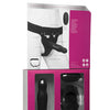 Body Extensions Be Aroused Vibrating 2 Piece Strap On Set - Black
