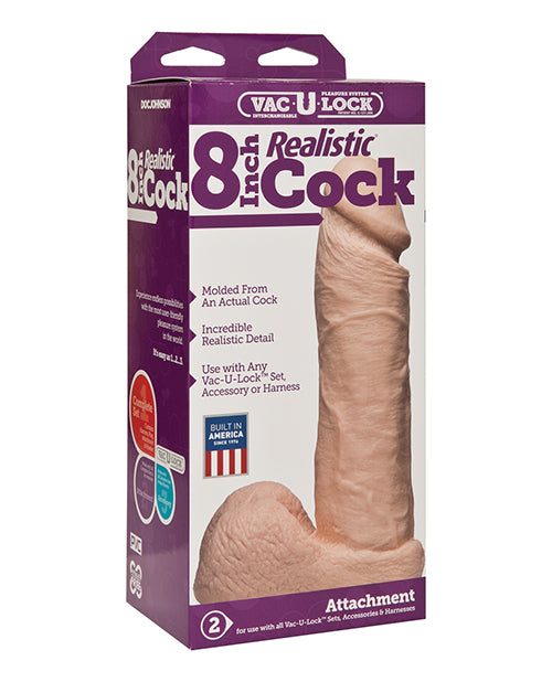 Vac-U-Lock 8" Realistic