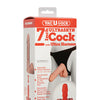 Ultra Harness 2 w/7" Ultraskyn Cock - White