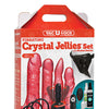 Vac-U-Lock Vibrating Crystal Jellies Set w/Wireless Remote - Pink