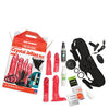 Vac-U-Lock Vibrating Crystal Jellies Set w/Wireless Remote - Pink