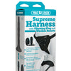 Vac-U-Lock Supreme Harness w/Vibrating Plug - Black