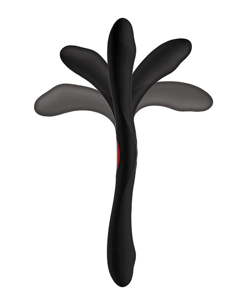 Kink Dual Flex Silicone Vibrator w/Wireless Remote - Black
