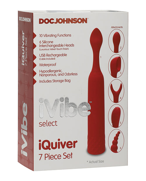 iVibe iQuiver 7 Piece Set - Red Velvet