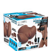 Luvdolz Remote Control Rechargeable Spread Eagle Pussy & Ass w/Douche - Mocha