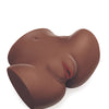 Luvdolz Remote Control Rechargeable Spread Eagle Pussy & Ass w/Douche - Mocha
