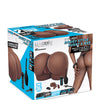 Luvdolz Remote Control Rechargeable Doggy Style Pussy & Ass w/Douche - Mocha