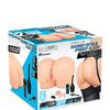 Luvdolz Remote Control Rechargeable Doggy Style Pussy & Ass w/Douche - Ivory