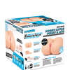 Luvdolz Remote Control Rechargeable Doggy Style Pussy & Ass w/Douche - Ivory