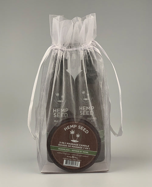 Earthly Body Bundle Buy Two Get One Free - Guava Oil Spray, Candle & Massage Lotion