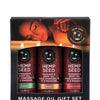 Earthly Body 2023 Valentines Massage Oil Gift Set - 2 oz Asst. Scents Box of 3
