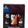 Earthly Body Massage a Trois Edible Gift Set - 2 oz Asst. Box of 3