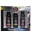 Earthly Body Massage Trio - 2 oz Isle, Skinny & Naked