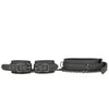Easy Toys Faux Leather Collar w/Handcuffs - Black
