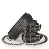 Easy Toys Faux Leather Collar w/Anklecuff - Black