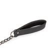 Easy Toys Faux Leather Collar w/Nipple Chains - Black