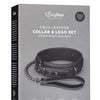 Easy Toys Fetish Collar w/Leash - Black