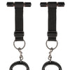 Easy Toys Over The Door Wrist Cuffs - Black
