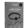 Easy Toys Ball Gag w/Nipple Clamps - Black
