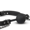 Easy Toys Ball Gag w/Nipple Clamps - Black