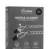 Easy Toys Big Nipple Clamps w/Chain - Silver