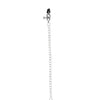 Easy Toys Big Nipple Clamps w/Chain - Silver