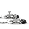 Easy Toys Big Nipple Clamps w/Chain - Silver