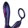 Hueman Black Hole Anal Vibrator w/Cock Ring - Purple
